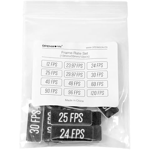 OPENMOON 12pcs Filter Tags Frame Rate Set Cover