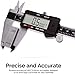 NEIKO 01407A Electronic Digital Caliper Measuring Tool, 0 - 6 Inches Stainless Steel Construction with Large LCD Screen Quick Change Button for Inch Fraction Millimeter Conversions, Digital Caliper Measuring Tool