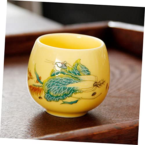 KICHOUSE Copo De Cerâmica Para Casa Vintage Tradicional Para Tigela Mão Chinesa Escritório Decorativ
