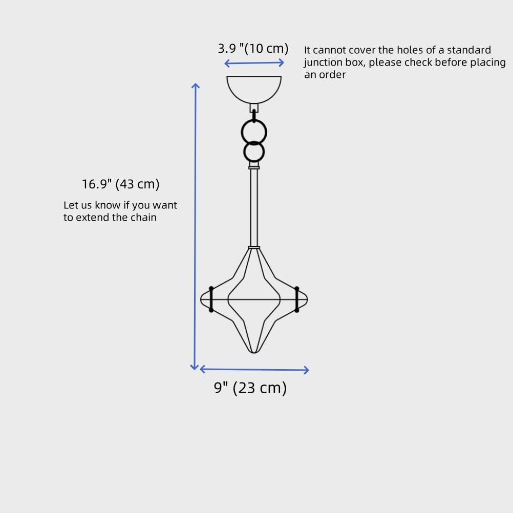 Modern Silver Pendant Light Milky White Frosted Glass Shade Hanging Lamp Brass Star Light Fixture Mid-Century Kitchen Island Lighting with Downrod and Chain