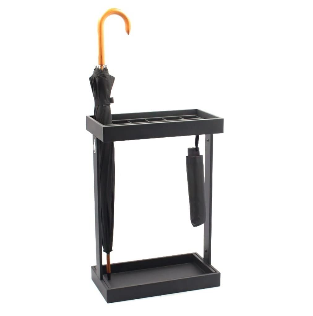 HYLYGFH Metal Rectangular Umbrella Holder Stand for Entryway Space Saving Storage Door Porch Umbrella Rack