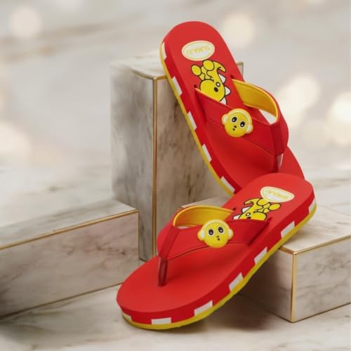 Image of Kids' Flip Flop Slippers, soft and Lightweight sole, Super Flexible, Comfortable & Arch Support, Durable Indoor and Outdoor Slippers