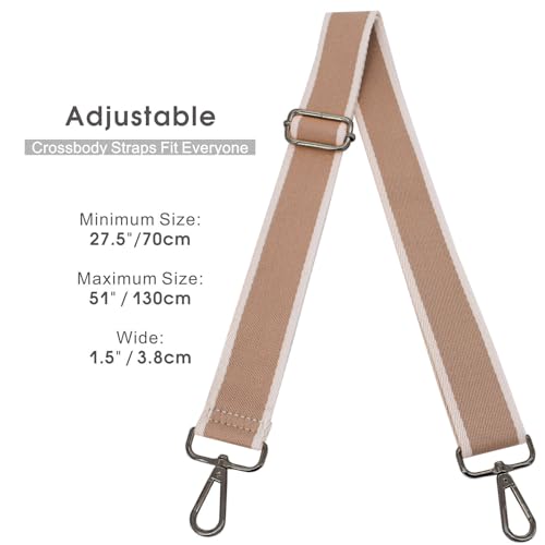 Image of Replacement Purse Strap Shoulder Strap Adjustable Crossbody Strap for Women Crossbody Wide Shoulder Bag