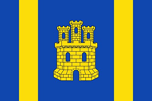 magFlags Bandera Large Indetificativa del municipio de La Guardia de Jaén Andalucía | bandera horizontal | 1.35m² | 90x150cm