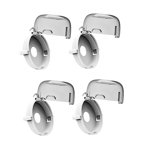HAPINARY 2sets Stove Proofing Gas Range Knob Covers Child Safety Stove Guard Plastic Protector 4pcs*2