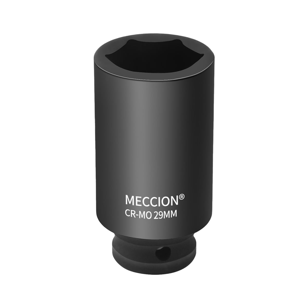 Meccion 1/2 Inch Drive Impact Socket 29mm Heavy Duty Cr-Mo 6 Point Deep Socket, 78mm Length