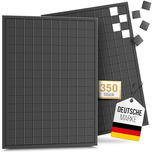 MYMIND® Piastrine magnetiche autoadesive [3 m] – Piccole strisce magnetiche – Nastro magnetico autoadesivo con forte forza adesiva, magneti piatti, pellicola magnetica autoadesiva