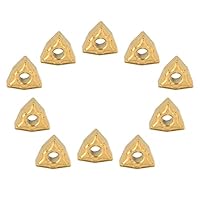 CNC-Hartmetall-Einsatzfräser, CNC-Hartmetallklinge, 10PCS WNMG432/WNMG0804 CNC-Einsätze Hartmetall-Einsatzklinge Drehmaschinen-Drehwerkzeug für Stahl Semifinishing