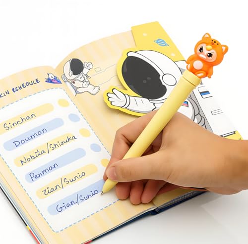 Image of Cartoon Animal Ball Pen Set of 1 | Smooth Writing Cute Stationery for Boys & Girls