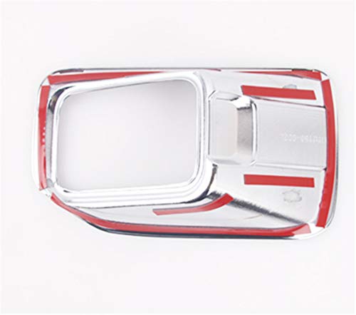 GZXinWei ABS Chrome Car Outer Front Fog Light lamp Cover Trims Exterior Accessories,Silver