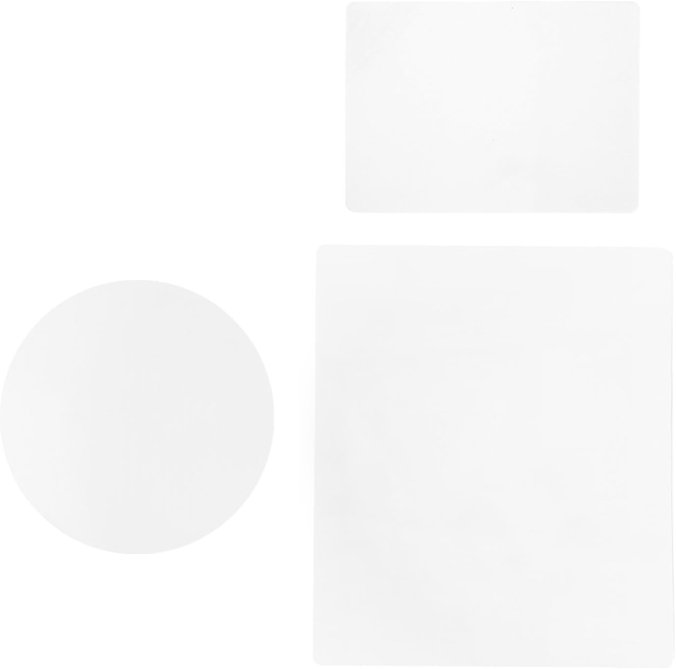 UPKOCH 3pcs Round Gel Print Plate Set for Boys and Girls Scrapbooking
