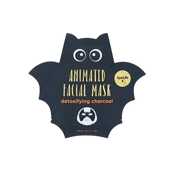 Spa-Life-Animated-Halloween-Sheet-Mask-Pumpkin-Ghost-Bat-Bundle SpaLife Facial Mask Sheet Bundle - Pumpkin, Ghost, Bat - Halloween Character Mask Bundle - Face Masks for Skin Care - Moisturizing Sheet Face Masks - Skincare Pack for Women - Spa Beauty Masks