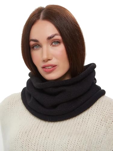 Winter Neck Warmer Loop Scarf for Women, Neck Gaiter Head Scarf, Thick Windproof Infinity Neck Scarves for Men