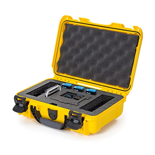 Nanuk 909 防水ハードケース フォームインサート付き GoPro Hero 9 & 10用 - イエロー