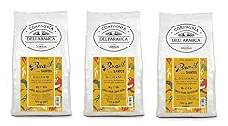 Caffè Corsini - Café en Grano 3x250g Compagnia Dell’Arabica Brasil Santos, Mono Origen, Delicado, 750g en Total.