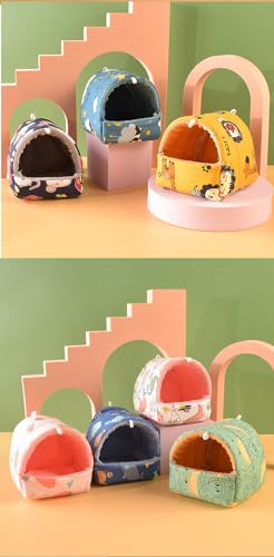 Casinha Toca Para Hamster/Porquinho Da Ìndia/roedores Pet (Azul Oceano)