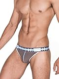 Croota Mens Underwear, Bikini Thong, Low Rise T-Back, Stylish Waistband, FT01M Mocha Brown