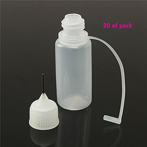 DIY 20Pcs 10ml Metal Needle Empty Plastic Bottle Shisha E Cig Liquid Dropper