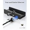 ORICO Clip Docking Station, 8-in-1 Clamp USB C Hub with 4K@60Hz HDMI, 100W PD, Gigabit Ethernet, 4xUSB Port, AUX, 10Gbps Clamp Docking Station for Laptop, MacBook, PC (Adapter Not Included)