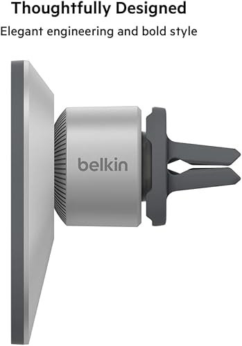 Miniatura 5 de Belkin MagSafe Vent Mount Pro - Soporte de teléfono MagSafe para automóvil, soporte magnético para teléfono compatible con iPhone 15, iPhone 15