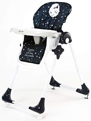 Asalvo Spain High Chair with Wheels Chef Moon for Baby/Kids
