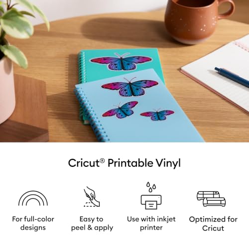 Cricut Silver Vinyl Sticker Paper (20 Sheets, 8.5x11) | Printable Stickers For Inket Printer - Compatible with Cricut Maker, Explore, & Joy Xtra Machines - image 3