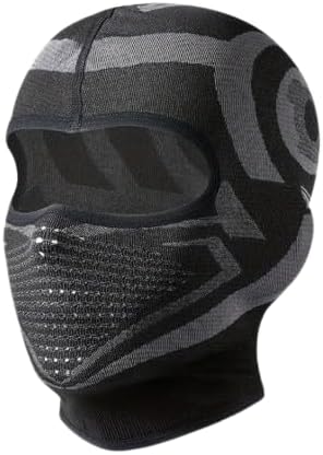 Balaclava pasamontañas para frío unisex negro miniatura 1