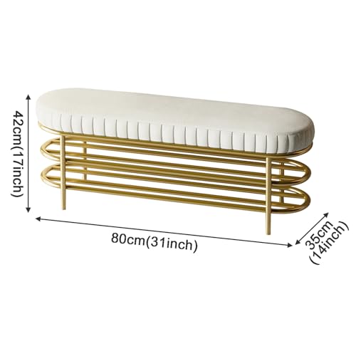 Banc à chaussures d'entrée et bout de lit pour optimiser les petits espaces