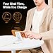 iVANKY Wireless Charging Station for iPhone 17, 3 in 1 Foldable Charger for MagSafe Magnetic Stand for iPhone 17/16/15/14/13/12/11/X Pro/Max/Plus/Air, Apple iWatch, Airpods (with 33 W PD Charger)