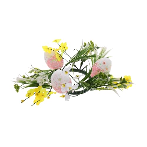 MAGICLULU De Candelabro para Pascua Decoración Rústica con Flores Artificiales y Vegetación para Centros De Mesa Primaverales