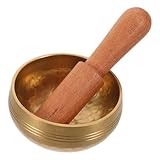Conception pratique pour les voyages : avec sa taille compacte de 8 cm, ce petit bol chantant est idéal pour les déplacements, vous permettant d’emporter partout avec vous les vibrations apaisantes d’un bol de . bol tibétain, bol chantant de yoga