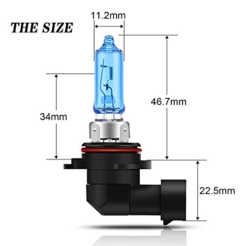 Yorten 9005 12V 55W branco halogênio lâmpada farol carro