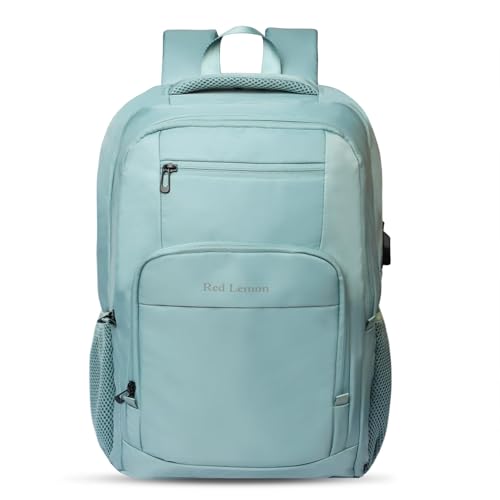 Image of Red Lemon Swiss Cut Design 15.6 inch Laptop Backpack for Men and Women, Stylish 26L Capacity, USB Charging Port, Anti-Theft Pocket & Accessories Organizer
