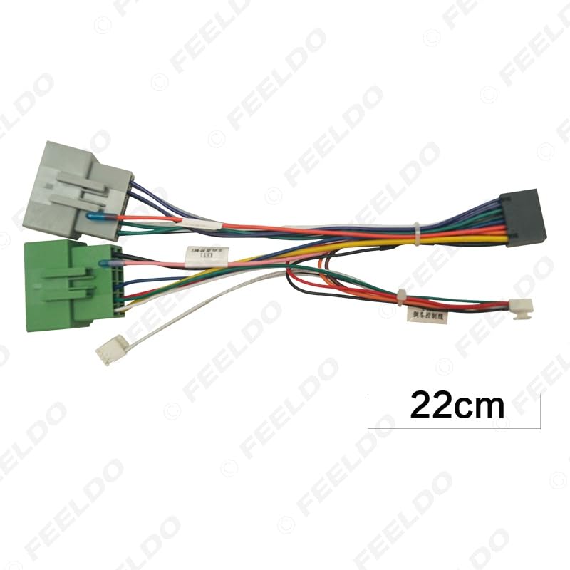 Car 16pin for Audio Wiring Harness with Canbus Box for Volvo S80 99-06 Aftermarket Stereo Installation Wire Adapter - (Color Name: AB Cable-canbus Box)