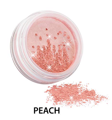Image of Zuii Organic Certified Flora Diamond Sparkle Blush, Peach, 3 g