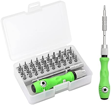 32 in 1 Precision Magnetic Screwdriver Accessory Kit, Screwdriver Sets in Case, Electronics Repair Tool Set for Watches, Computers, Laptop, Mobile Phone
