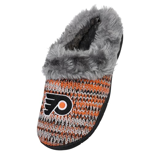Image of FOCO Womens NHL Team Logo Peak Slide Slippers