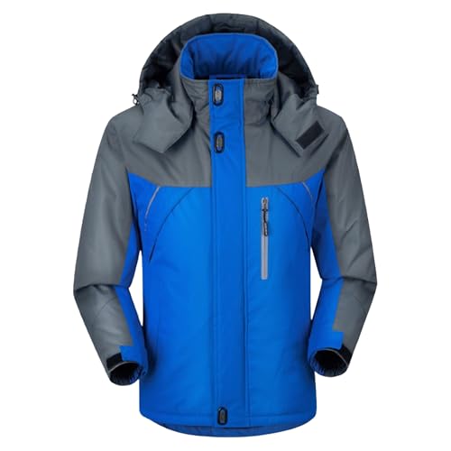 Veste de ski coupe-vent homme imperméable avec doublure polaire chaude