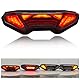 bamotoop Motorrad LED Rücklicht blinker bremslicht e-geprüft für Yamaha MT-09 14-16 FZ-09 14-16 FJ-09 15-17 MT-10 16-21 FZ-10 17-18 MT-09 Tracer 15-20 Tracer 700 GT 16-20 Tracer 7 GT 21-23