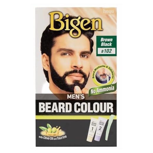 Hoyu Bigen Co. pour homme Barbe Couleur, Marron Noir B102