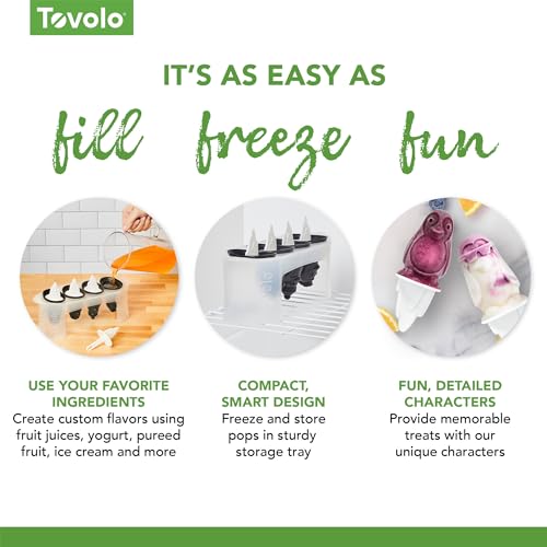 Image of Tovolo, Freezer Pop Molds Penguins Set 4