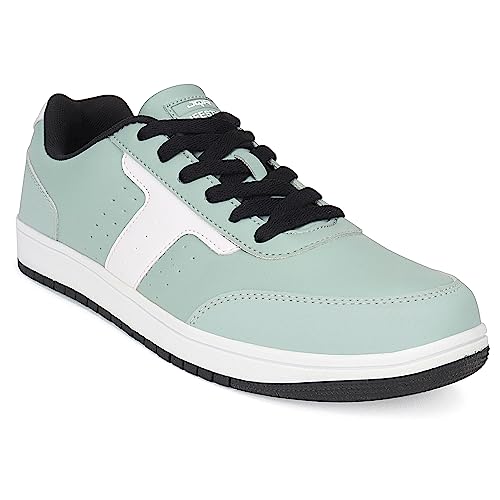 Image of JQR Men's Style-002 Sneaker,Trendy,Casual,Stylish Shoes, 9 UK, Green