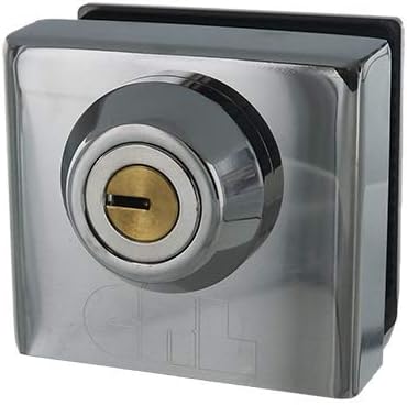 C.R. Laurence 03P38 Chrome Key Lock for 3/8 inch Glass