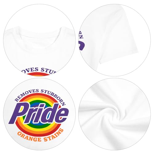 PNORATM Men's Gay Pride Shirt Gay Pride Ally T-Shirt LGBT Short-Sleeve Tee — view 6