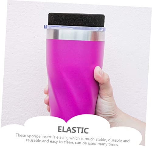 Hemobllo 8 Zylindrische Schaumstoffeinsätze für Drehbecher, Zubehör für Tumbler, rotierender Schwamm, elastisch, wiederverwendbar und stabil