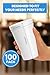 StockHomery 10 Oz Foam Cups Lightweight Insulated Foam Cups for Coffee, Cold Drinks, Other Hot Beverages - Disposable Drinking Cups for Parties, Picnic, BBQ, Travel, Events (100 Pack) (100 Pack)