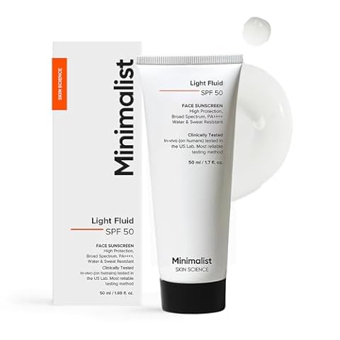 Minimalist Light Fluid Sunscreen SPF 50 for Oily Skin