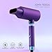 John Frieda 4-in-1 Hair Styler Set with Dryer, Ceramic Flat Iron, Curling Wand, and Heated Brush, Portable Styling Tools for All Hair Types, Anti-Frizz & Shine Enhancement