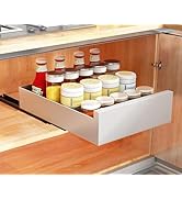 QQdou Schrank Organizer - Ausziehbare Schublade Ohne Bohren