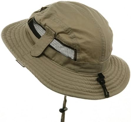 Canvas Fisherman Hat-Khaki XL-2XL